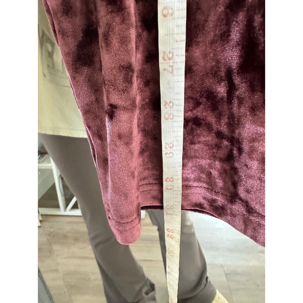 Free People Come Together Knot Twist Front Cutout Velvet Slip Mini Dress Mauve S - Picture 13 of 13